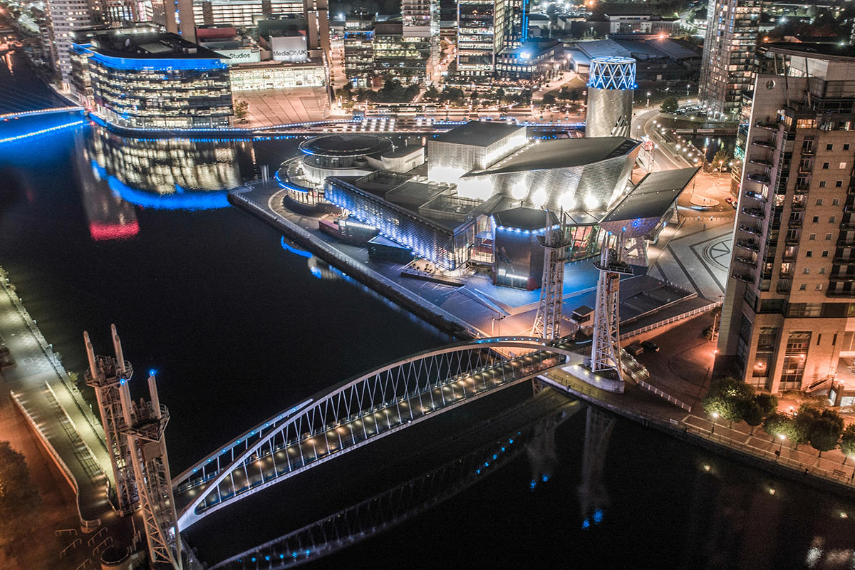 MediaCity and The Quays.